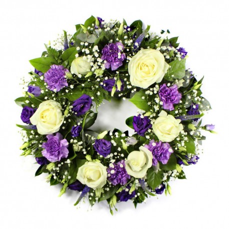 Deep Purple Wreath